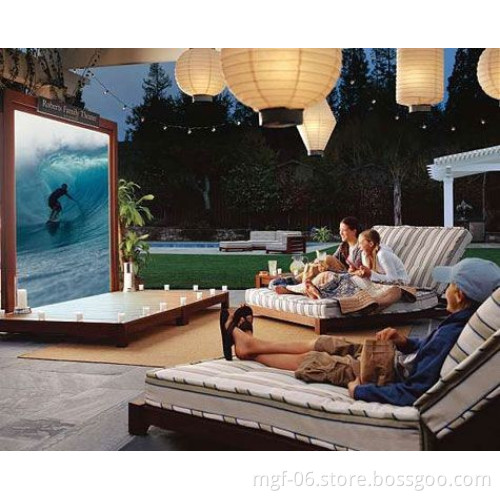 VGOMS7296 120'' not inflatable outdoor movies projector screen projection screens